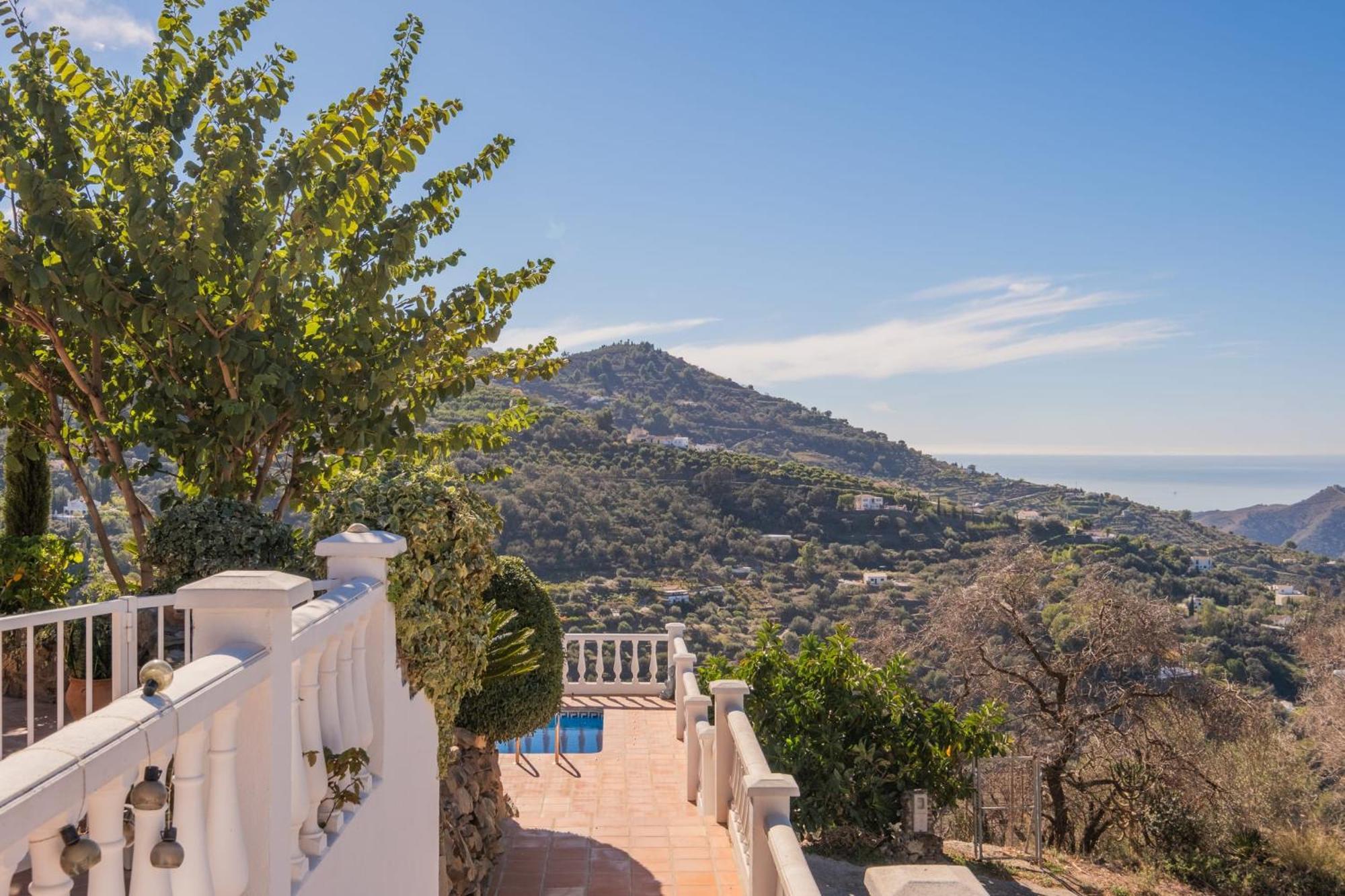 Casa La Siesta Villa With Magical View Own Pool Malaga Exterior photo