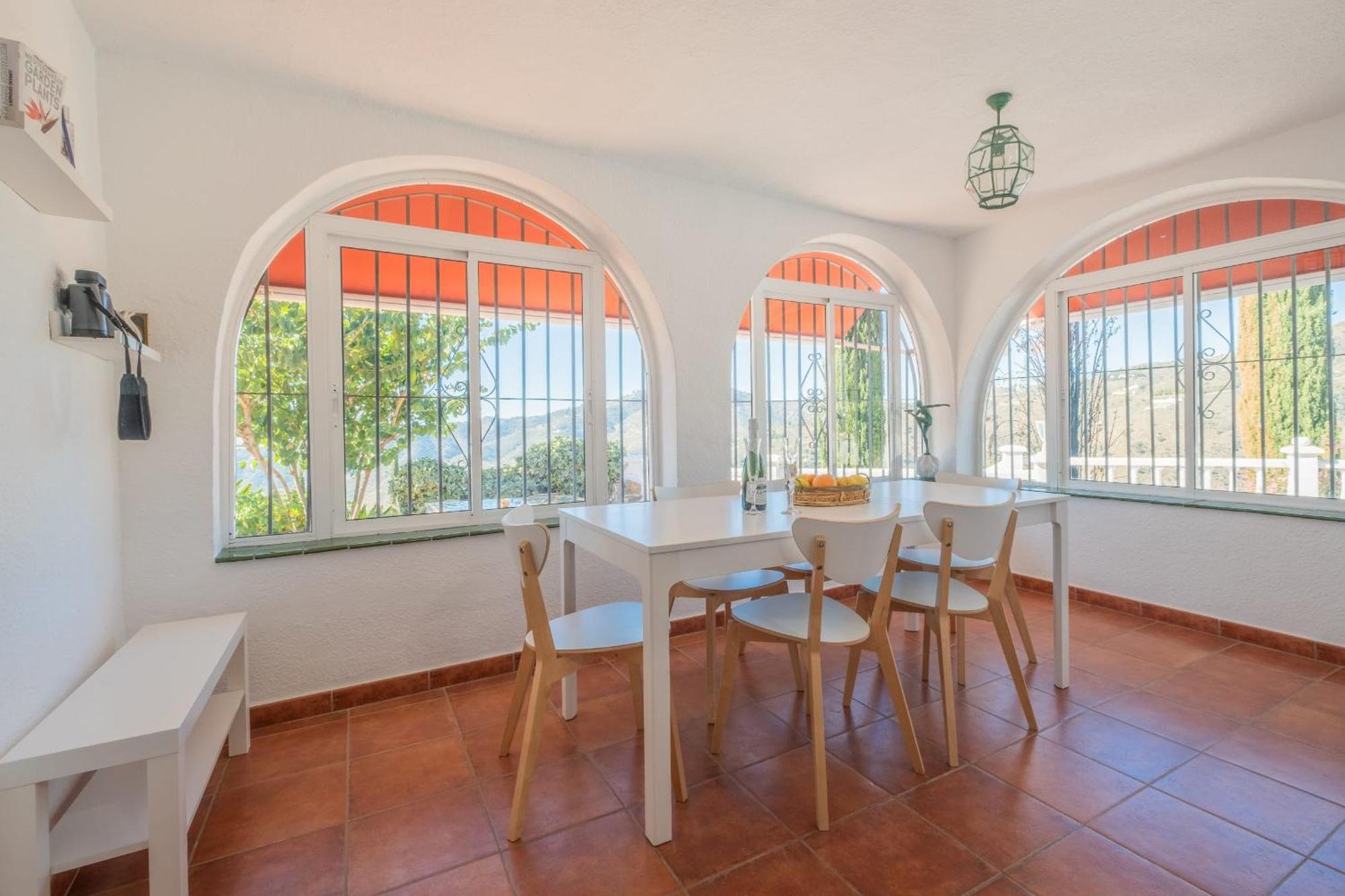 Casa La Siesta Villa With Magical View Own Pool Malaga Exterior photo